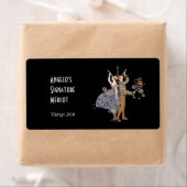 Vintages Art Deco Wine Label (Insitu)