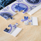 Vintages Art-Fliesen-Wandgemälde Hollands Puzzle (Seite)