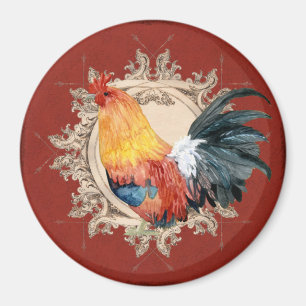 Vintages Art-französisches Land-rustikaler Magnet
