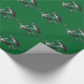 Vintages Art-Verpackenverpackung Papier Geschenkpapier (Ecke)