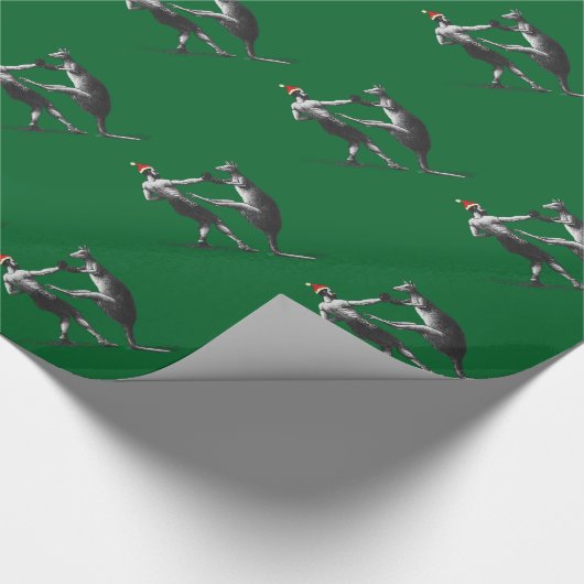 Vintages Art-Verpackenverpackung Papier Geschenkpapier (Ecke)