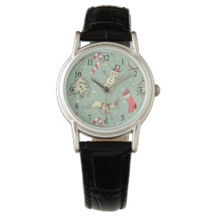 Vintages Art-Weihnachten Armbanduhr