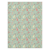 Vintages Art-Weihnachten Tischdecke (Vorderseite)