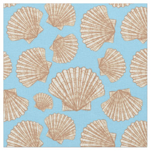 Vintages Artseashell-Muster addieren Ihre Stoff