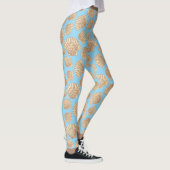 Vintages Artseashell-Muster Leggings (Rechts)