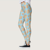 Vintages Artseashell-Muster Leggings (Links)