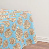 Vintages Artseashell-Muster Tischdecke (Beispiel)