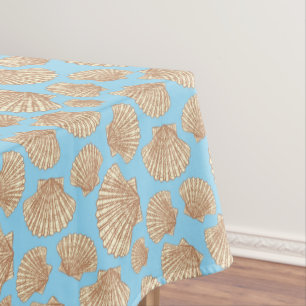 Vintages Artseashell-Muster Tischdecke