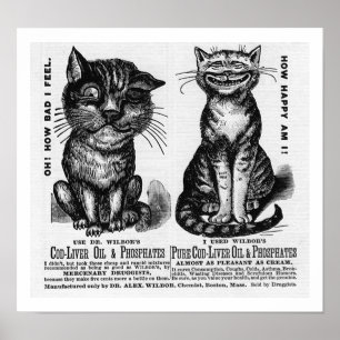 Vintages Arzneimittel-Poster Poster