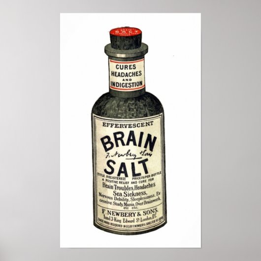 Vintages Arzneimittel-Poster Poster (Vorne)
