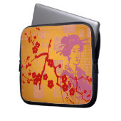Vintages Asiatische Collage Laptopschutzhülle (Vorderseite Links)