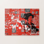 Vintages Asiatische Collage Puzzle (Horizontal)