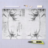 Vintages asiatisches chinesisches seidenpapier (Handwerk)