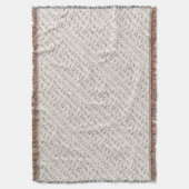 Vintages ASL Sign Language Weihnachtsgeschenk Decke (Vorderseite Vertikal)