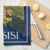 Vintages Assisi Italien Handtuch (Viertel Falte)