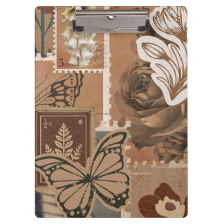 Vintages ästhetisches Brown Design Klemmbrett