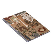 Vintages ästhetisches Brown Design Notizblock (Rechte Seite)