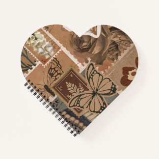 Vintages ästhetisches Brown Design Notizblock