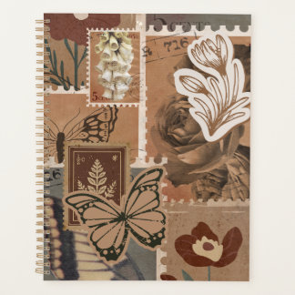 Vintages ästhetisches Brown Design Planer