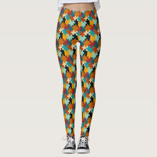 Vintages ästhetisches Puzzleteil Leggings