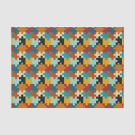 Vintages ästhetisches Puzzleteil Seidenpapier