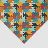 Vintages ästhetisches Puzzleteil Seidenpapier (Ausschnitt)