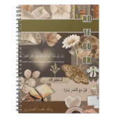 Vintages ästhetisches SpiralNotebook Notizblock (Vorderseite)