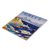 Vintages Athen Griechenland Reisen Fliese (Seite)