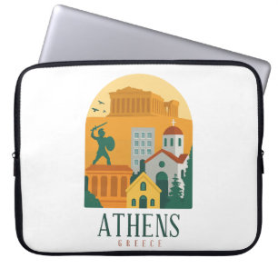 Vintages Athen Griechenland Reisen - Parthenon Laptopschutzhülle