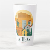 Vintages Athen Griechenland Reisen - Parthenon Milchtasse (Vorderseite)