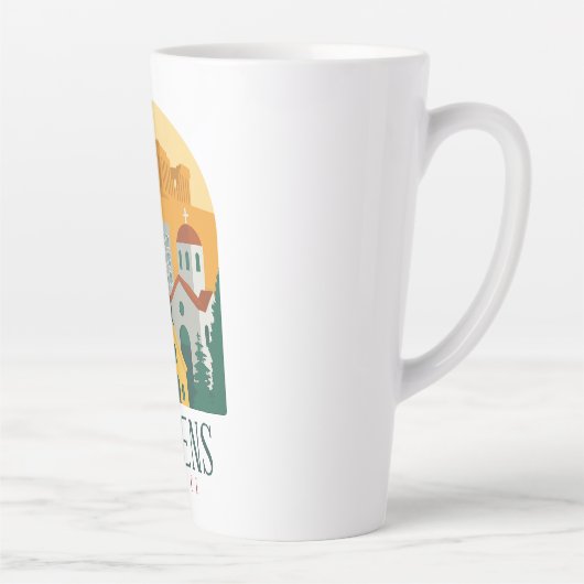 Vintages Athen Griechenland Reisen - Parthenon Milchtasse (Rechts)