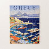 Vintages Athen Griechenland Reisen Puzzle (Vertikal)