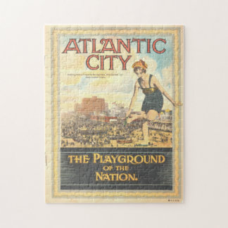 Vintages Atlantic City Zwanzigerjahre Puzzlespiel Puzzle