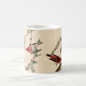 Vintages Audubon Lila Finch Bird Painting Gift Kaffeetasse (Mittel)