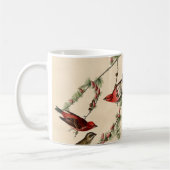 Vintages Audubon Lila Finch Bird Painting Gift Kaffeetasse (Links)