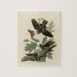 Vintages Audubon-Malgeschenk mit mangelndem Willen Puzzle
