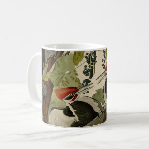Vintages Audubon-Pileated Woodpecker Painting Kaffeetasse