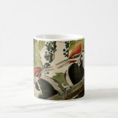 Vintages Audubon-Pileated Woodpecker Painting Kaffeetasse (Mittel)
