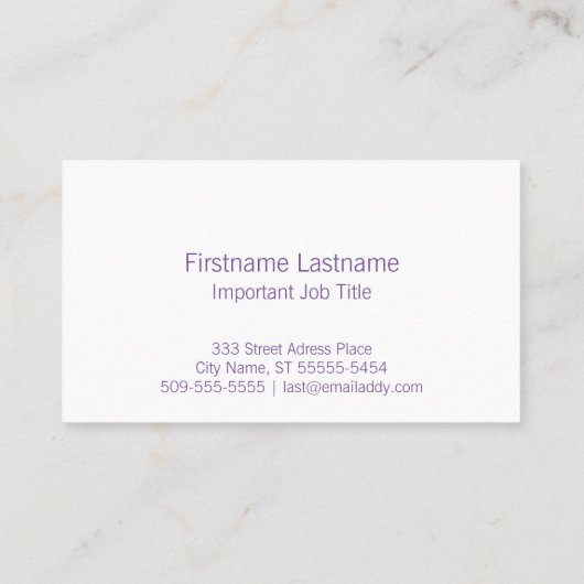 Vintages aufrechtes Klavier Visitenkarte (Rückseite)