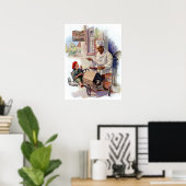 VINTAGES "AUFSTEHEN"-KREAM VON WEIZPOSTER POSTER (Heimbüro)