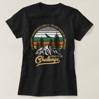 Vintages Aufstieg zur Challenge CC-Gemeinschaft T-Shirt