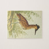 Vintages Aussehen, Stehendes Vogelpuzzle Puzzle (Horizontal)