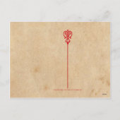 Vintages Aussehen Valentine Postkarte (Rückseite)