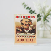 Vintages Austernfest, New Orleans, LA Postkarte (Stehend Vorderseite)