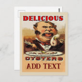 Vintages Austernfest, New Orleans, LA Postkarte (Vorne/Hinten)