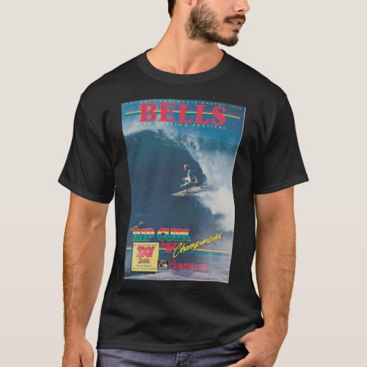 Vintages australia surfing poster 1983 poster T-Shirt (Vorderseite)