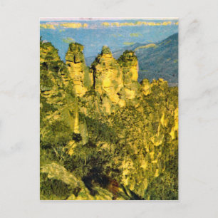 Vintages Australien, Australien, Drei Schwestern, Postkarte