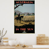 Vintages Australien im Sun Travel Poster (Küche)