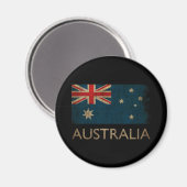 Vintages Australien Magnet (Vorderseite/Rückseite)