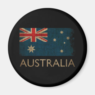 Vintages Australien Magnet